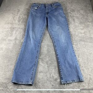 Levis 550 Classic Relaxed Bootcut Jeans Womens 10 M Blue Light Blue Mid Rise VTG